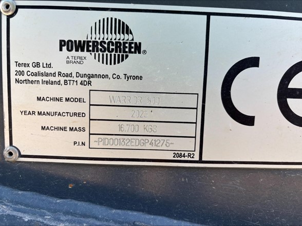 2023 POWERSCREEN WARRIOR 800