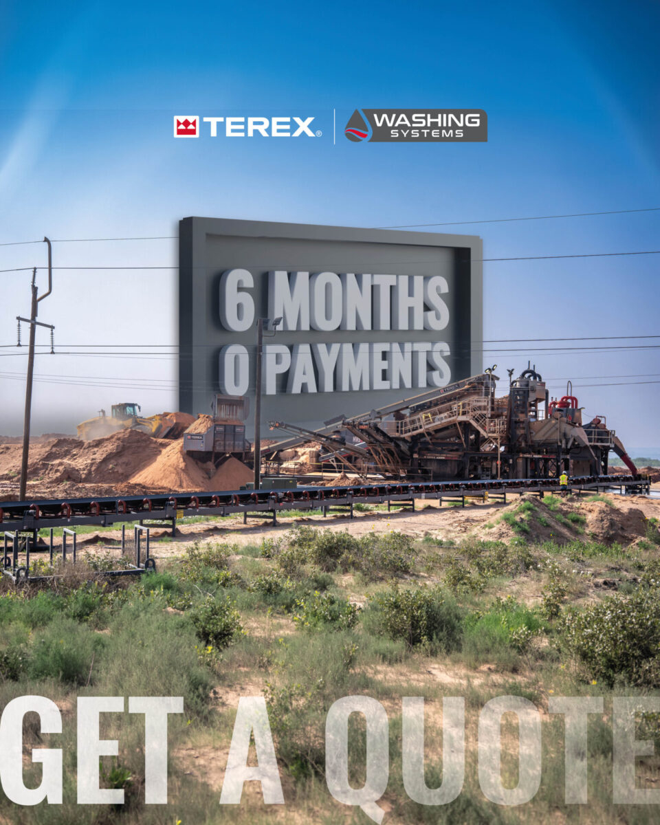working image of a terex washing systems aggresand